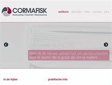Tablet Screenshot of cormafisk.be